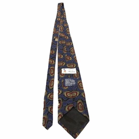 Disney Mickey Mouse Tie Blue Black - Picture 4 of 6